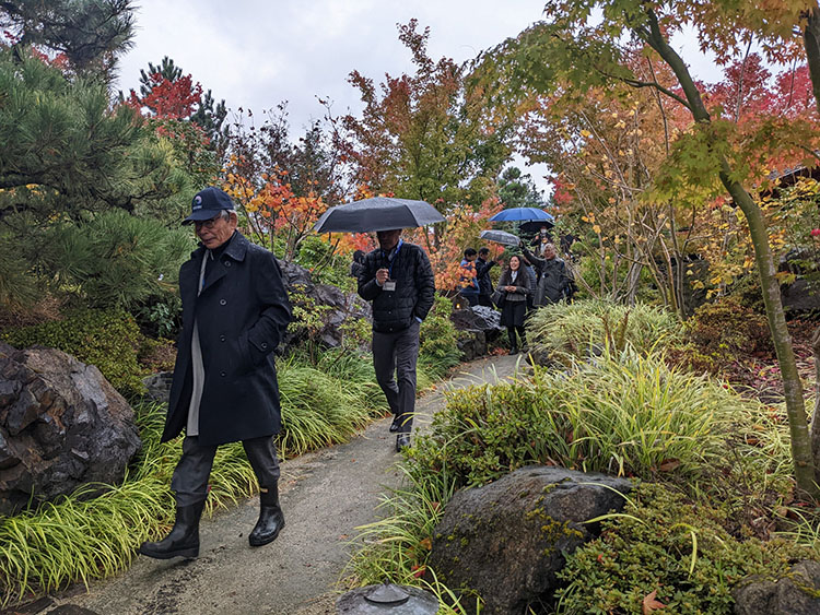 Japan-based group visits Healing Gardens seeking ideas for city