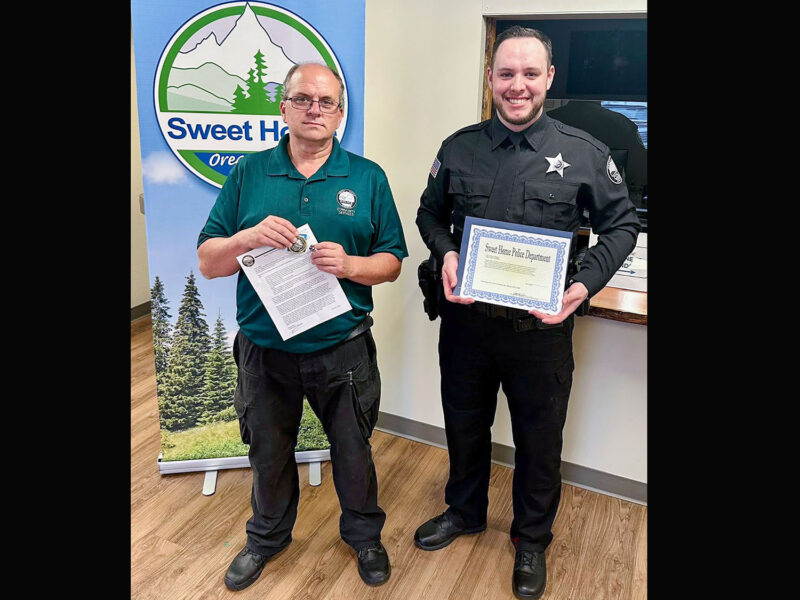 Sweet Home community officer recognized for work with homeless ...
